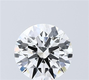 Picture of Lab Grown Diamond 2.03 Carats, Round with Ideal Cut, D Color, VVS1 Clarity and Certified by IGI