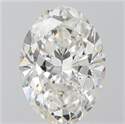 Diamante Natural 5.03 quilates, Ovalado , Color H, claridad SI2 y certificado GIA