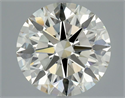 Natural Diamond 2.41 Carats, Round with Excellent Cut, K Color, VS1 Clarity and Certified by GIA