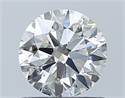 Diamante Natural 0.70 quilates, Redondo , Color G, claridad SI1 y certificado GIA