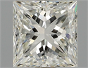 Natural Diamond 1.01 Carats, Princess with  Cut, J Color, VS1 Clarity and Certified by GIA