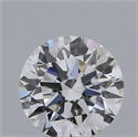 Natural Diamond 0.41 Carats, Round with Excellent Cut, F Color, SI2 Clarity and Certified by GIA