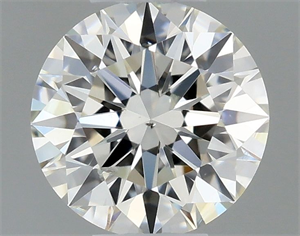 Picture of Natural Diamond 0.40 Carats, Round with Excellent Cut, I Color, SI2 Clarity and Certified by GIA
