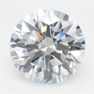 Picture of Lab Grown Diamond 2.99 Carats, Round with Ideal Cut, D Color, VVS1 Clarity and Certified by IGI