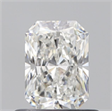 Natural Diamond 0.71 Carats, Radiant with  Cut, G Color, VS2 Clarity and Certified by GIA