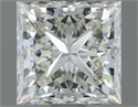 Natural Diamond 1.01 Carats, Princess with  Cut, I Color, IF Clarity and Certified by IGI