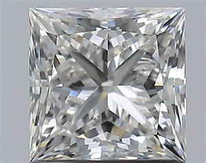 Picture of Natural Diamond 1.01 Carats, Princess with  Cut, H Color, VS1 Clarity and Certified by GIA