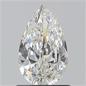 Natural Diamond 0.90 Carats, Pear with  Cut, G Color, VS2 Clarity and Certified by GIA