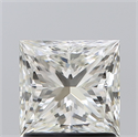 Natural Diamond 1.50 Carats, Princess with  Cut, H Color, IF Clarity and Certified by IGI