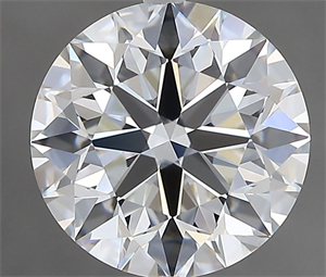 Picture of Natural Diamond 3.01 Carats, Round with Excellent Cut, F Color, VVS1 Clarity and Certified by GIA