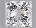 Natural Diamond 0.92 Carats, Princess with  Cut, G Color, I1 Clarity and Certified by GIA
