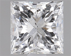 Picture of Natural Diamond 0.92 Carats, Princess with  Cut, G Color, I1 Clarity and Certified by GIA