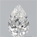 Natural Diamond 0.52 Carats, Pear with  Cut, E Color, VVS1 Clarity and Certified by GIA