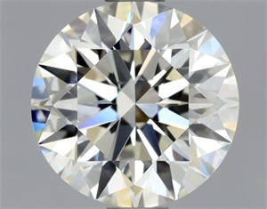 Picture of Natural Diamond 1.08 Carats, Round with Excellent Cut, J Color, VVS2 Clarity and Certified by GIA