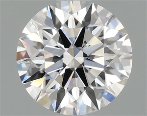 Picture of Lab Grown Diamond 1.05 Carats, Round with Ideal Cut, E Color, VVS2 Clarity and Certified by IGI