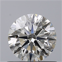 Natural Diamond 0.70 Carats, Round with Excellent Cut, F Color, VVS1 Clarity and Certified by IGI