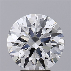 Picture of Lab Grown Diamond 5.01 Carats, Round with Ideal Cut, E Color, SI1 Clarity and Certified by IGI