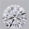 Lab Grown Diamond 1.40 Carats, Round with Ideal Cut, D Color, VS1 Clarity and Certified by IGI