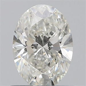 Picture of Natural Diamond 0.60 Carats, Oval with  Cut, I Color, SI1 Clarity and Certified by GIA