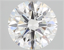 Del inventario de diamantes de laboratorio, 2.09 quilates, Redondo , Color F, claridad VS1 y certificado IGI