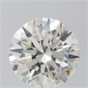 Natural Diamond 4.20 Carats, Round with Excellent Cut, I Color, VVS2 Clarity and Certified by IGI