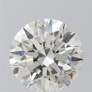 Picture of Natural Diamond 4.20 Carats, Round with Excellent Cut, I Color, VVS2 Clarity and Certified by IGI