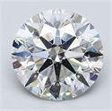 Diamante Natural 3.29 quilates, Redondo , Color I, claridad SI2 y certificado GIA