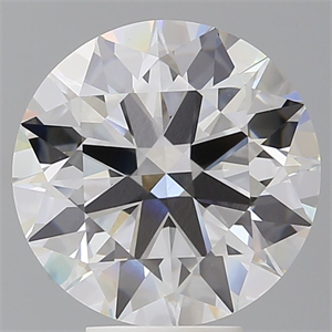 Picture of Lab Grown Diamond 6.08 Carats, Round with Ideal Cut, F Color, VVS2 Clarity and Certified by IGI