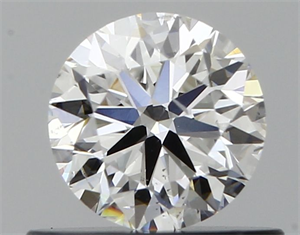 Foto Diamante Natural 0.50 quilates, Redondo , Color E, claridad SI2 y certificado GIA de