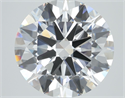 Lab Grown Diamond 6.83 Carats, Round with Excellent Cut, D Color, VS1 Clarity and Certified by IGI