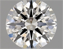 Diamante Natural 0.44 quilates, Redondo , Color F, claridad VS1 y certificado GIA