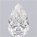 Natural Diamond 2.01 Carats, Pear with  Cut, I Color, VVS2 Clarity and Certified by GIA
