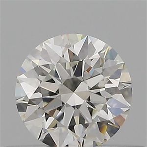 Picture of Natural Diamond 0.40 Carats, Round with Excellent Cut, I Color, VVS2 Clarity and Certified by GIA