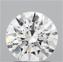 Lab Grown Diamond 1.55 Carats, Round with Excellent Cut, D Color, VS2 Clarity and Certified by IGI