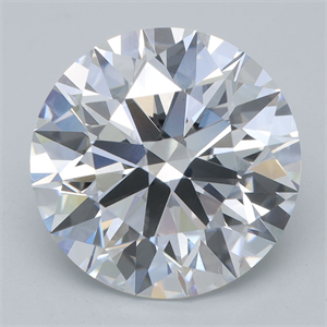 Picture of Lab Grown Diamond 5.60 Carats, Round with Ideal Cut, E Color, VS1 Clarity and Certified by IGI