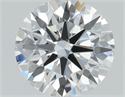 Lab Grown Diamond 2.52 Carats, Round with Excellent Cut, D Color, VVS1 Clarity and Certified by IGI