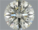 Natural Diamond 0.80 Carats, Round with Excellent Cut, N Color, SI2 Clarity and Certified by GIA