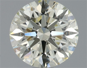 Picture of Natural Diamond 0.80 Carats, Round with Excellent Cut, N Color, SI2 Clarity and Certified by GIA