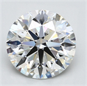 Diamante Natural 2.94 quilates, Redondo , Color G, claridad VVS1 y certificado GIA
