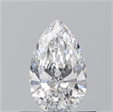 Natural Diamond 0.52 Carats, Pear with  Cut, E Color, VS2 Clarity and Certified by GIA