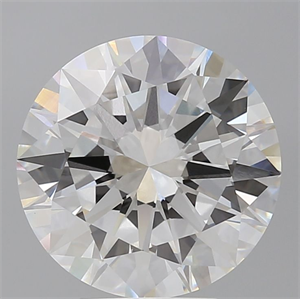 Picture of Lab Grown Diamond 5.50 Carats, Round with Excellent Cut, F Color, VVS2 Clarity and Certified by IGI