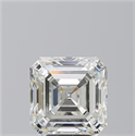 Natural Diamond 5.52 Carats, Asscher with  Cut, I Color, SI1 Clarity and Certified by GIA
