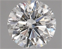 Natural Diamond 0.71 Carats, Round with Excellent Cut, G Color, SI2 Clarity and Certified by IGI