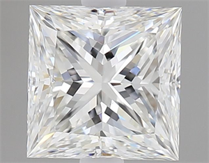 Picture of Natural Diamond 1.02 Carats, Princess with  Cut, G Color, VS1 Clarity and Certified by GIA