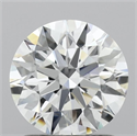 Lab Grown Diamond 1.35 Carats, Round with Ideal Cut, D Color, VS1 Clarity and Certified by IGI