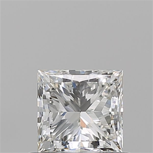 Picture of Natural Diamond 0.71 Carats, Princess with  Cut, I Color, VS2 Clarity and Certified by GIA