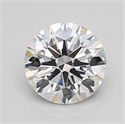 Lab Grown Diamond 1.03 Carats, Round with Ideal Cut, E Color, IF Clarity and Certified by IGI