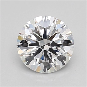 Picture of Lab Grown Diamond 1.03 Carats, Round with Ideal Cut, E Color, IF Clarity and Certified by IGI