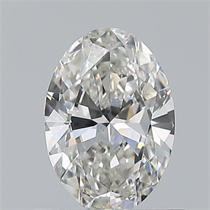 Picture of Natural Diamond 0.60 Carats, Oval with  Cut, H Color, VS1 Clarity and Certified by GIA