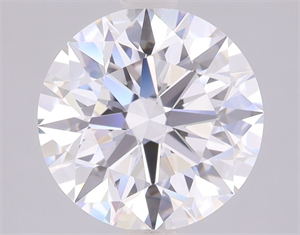 Picture of Lab Grown Diamond 3.02 Carats, Round with Ideal Cut, D Color, IF Clarity and Certified by IGI